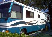rv detailing, rv graphics small gulfstream after