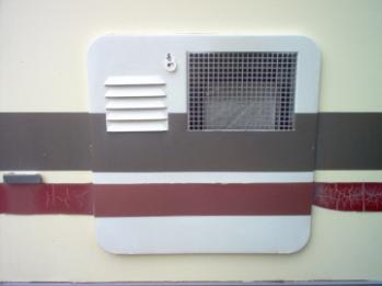 rv stripes - komfort motorhome before